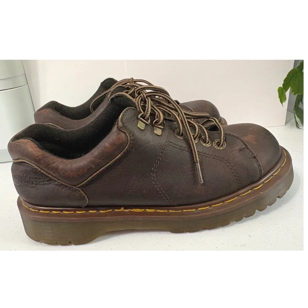 Dr. Martens 8312 Made in England Vintage Brown Leather Oxford Shoes Mens 9‎